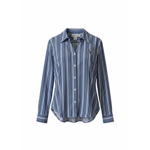 Wildcat Clothing Co UK Kentucky Blue White Striped Button Front Shirt